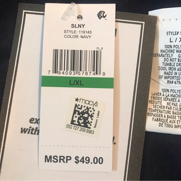 Sheer Chiffon Navy Blue Jacket/Shawl perfect for evening wear!- size L/XL - Picture 4 of 6